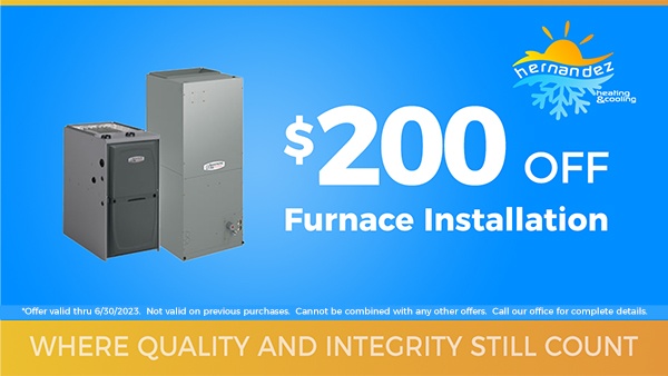 save $200 on furnace installation
